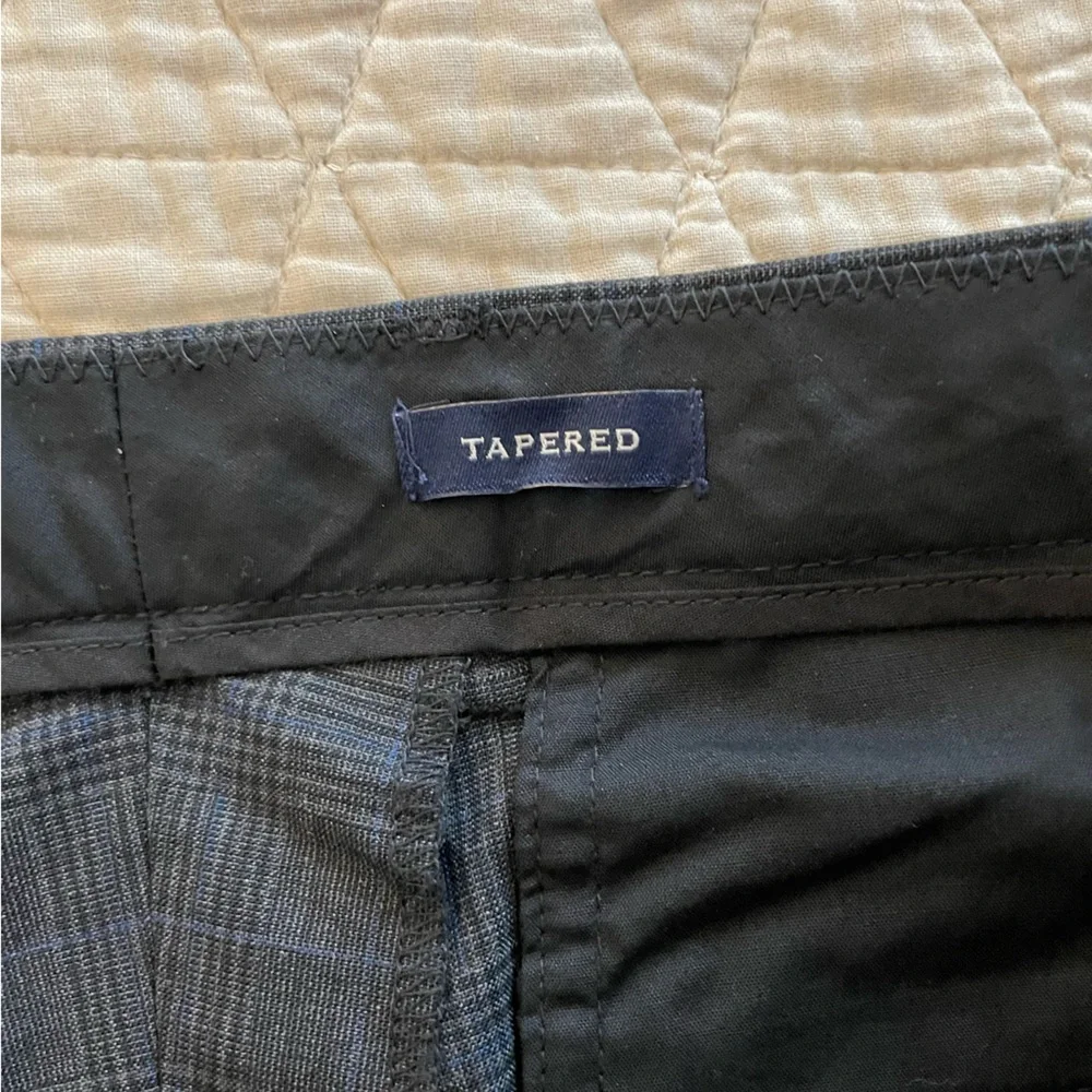 J CREW Thompson Wool Blend Pant in Gray Blue Glen Plaid Size 34‎ $168